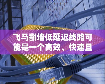 飞马翻墙低延迟线路可能是一个高效、快速且灵活的传输或系统架构，用于在保证低延迟的同时，突破传输或处理的限制，提高整体性能和效率。以下是对这一概念的详细分析