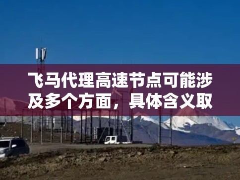 飞马代理高速节点可能涉及多个方面，具体含义取决于上下文。以下是可能的解释